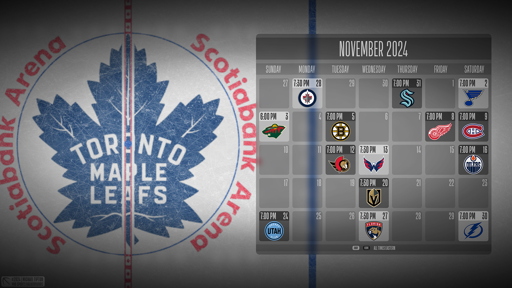 Toronto Maple Leafs wallpaper schedule desktop ET NHL placeholder thumb