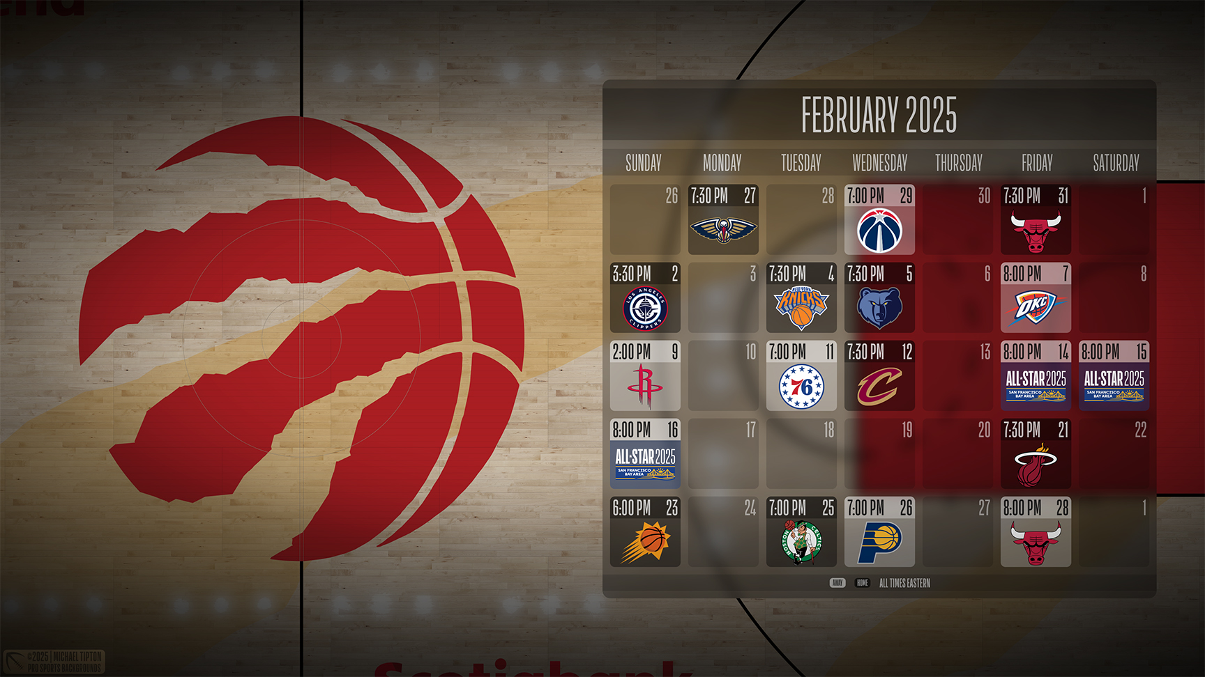 Toronto Raptors wallpaper schedule desktop ET NBA placeholder thumb