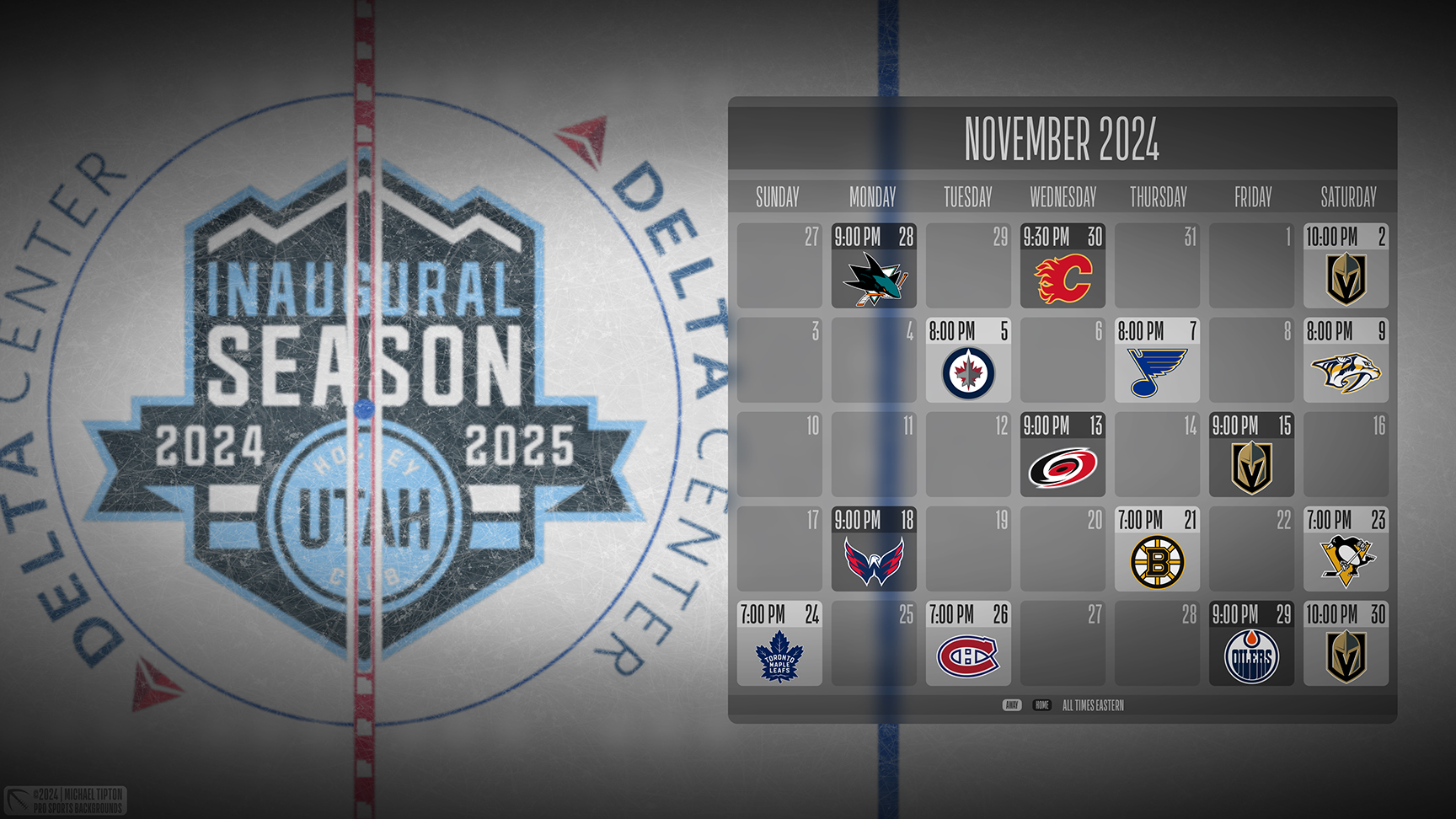 Utah Hockey Club wallpaper schedule desktop ET NHL placeholder thumb