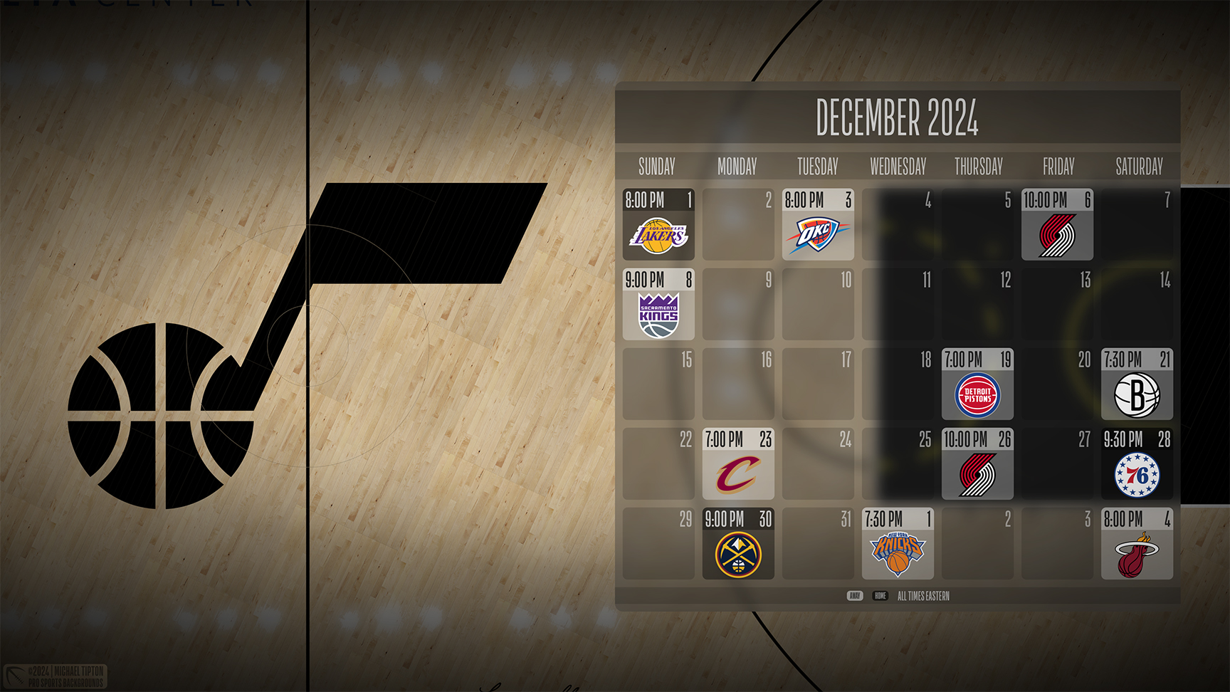 Utah Jazz wallpaper schedule desktop ET NBA placeholder thumb