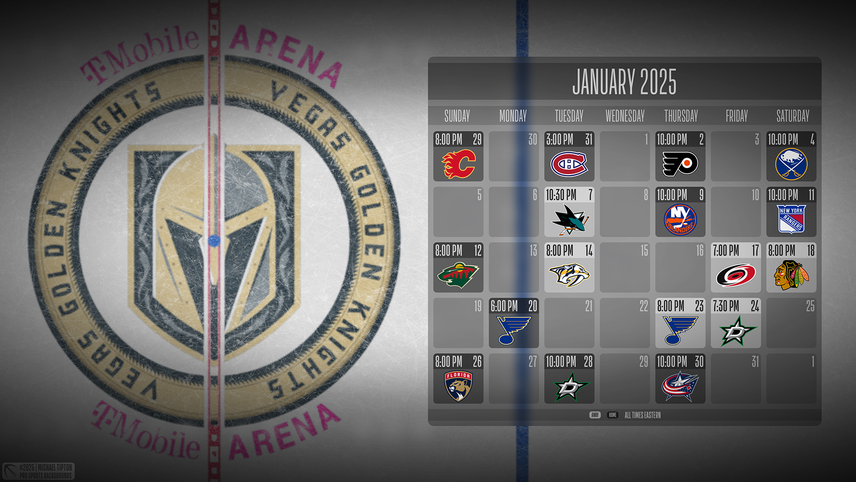 Vegas Golden Knights wallpaper schedule desktop ET NHL placeholder thumb